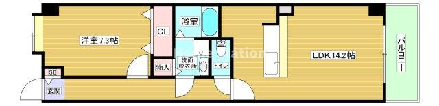 【間取り】 | サニーレジデンス野田