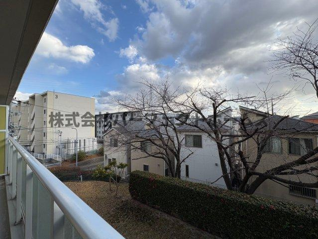 枚方ハイツ弐号棟の展望