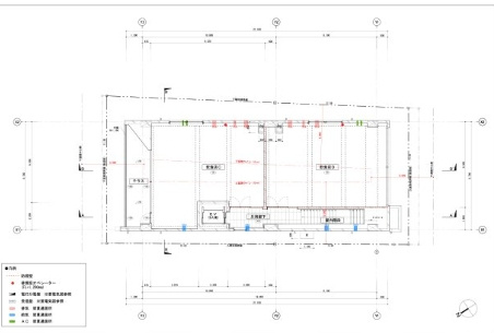 仮称草津駅前ビルの区画図