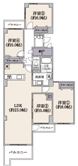 東急田園都市線「市が尾」東急ドエル・ビアス市が尾B棟の画像