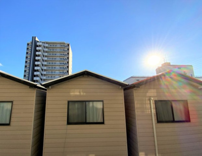 【展望】 | ロイヤルハイツ山之内 | 南向きで陽当たりも良好です