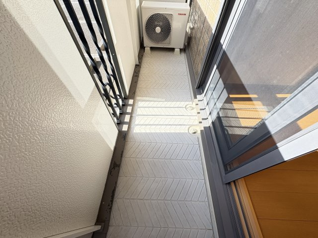 ゼファーコートのバルコニー