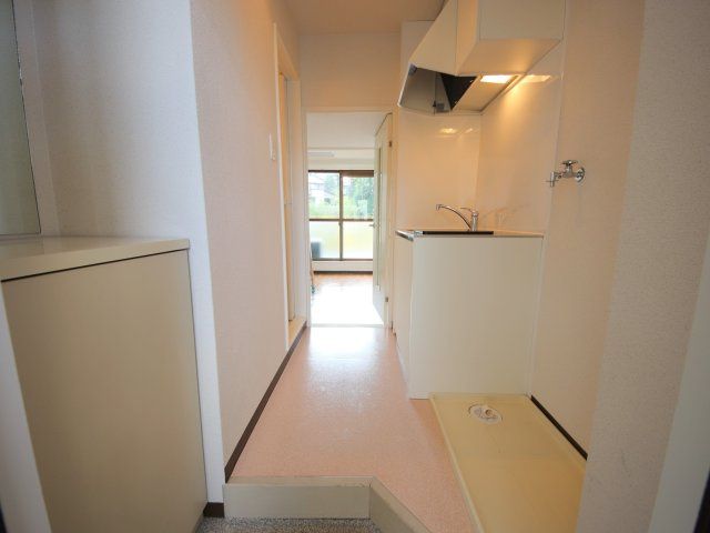 フェリス東生駒の玄関