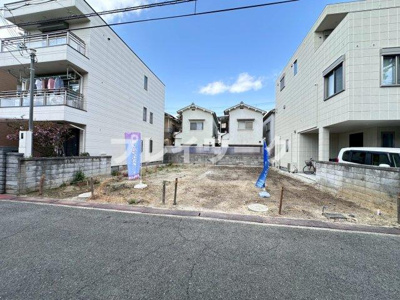 【前面道路含む現地写真】 | 旭小・土地24.3坪・建築条件なし・更地渡し・泉大津市池浦町1丁目 | 前面道路含む現地写真です