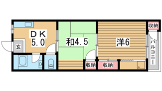 【間取り】 | 平野マンション