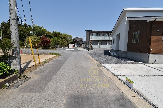 ケイアイフィット　ひたちなか市稲田　4期 　1の前面道路含む現地写真|現地撮影（2025年4月）