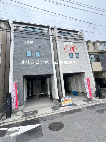 新築戸建て　江東区大島８丁目　16.24坪 2号棟　カースペース付の外観