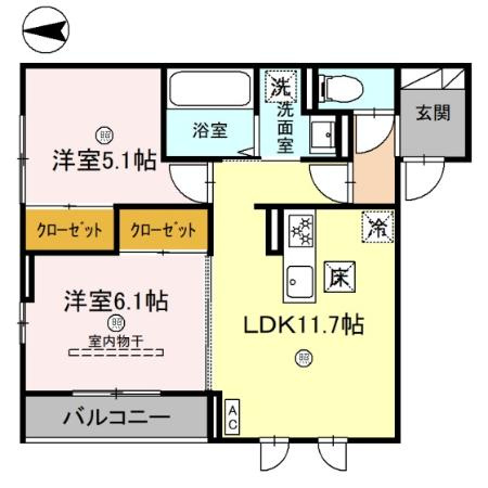 【間取り】 | グレイスメゾン永和