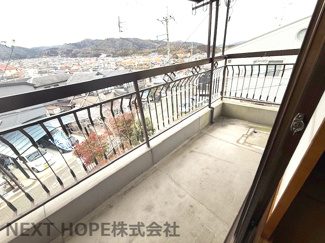 【バルコニー】 | 川西市錦松台中古テラスハウス　 | バルコニーです♪周囲からの目線も気になりません！！