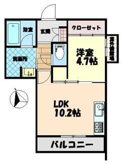 【間取り】 | HL9　tomidabashi
