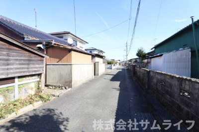 【前面道路含む現地写真】 | 小正建築条件無し売地