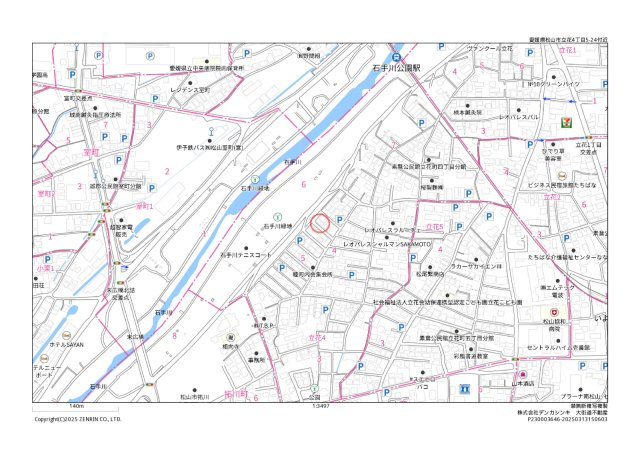 230セゾン立花の地図