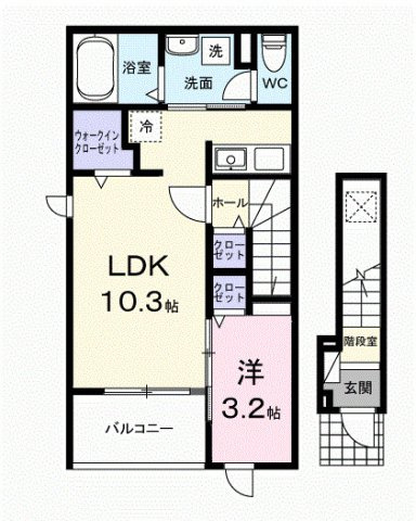 【間取り】 | ヒカルサ佐久猿久保Ⅰ