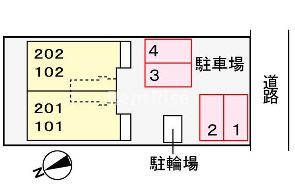 アンジェロの駐車場|駐車場