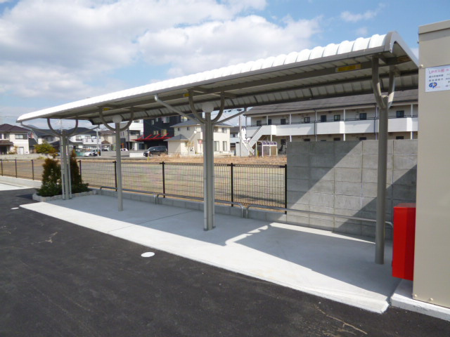 エスポワール真壁Bのその他共用部分|自転車置き場