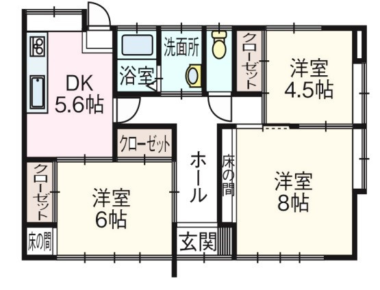 【中古戸建】高崎市棟高町の間取り|■間取り