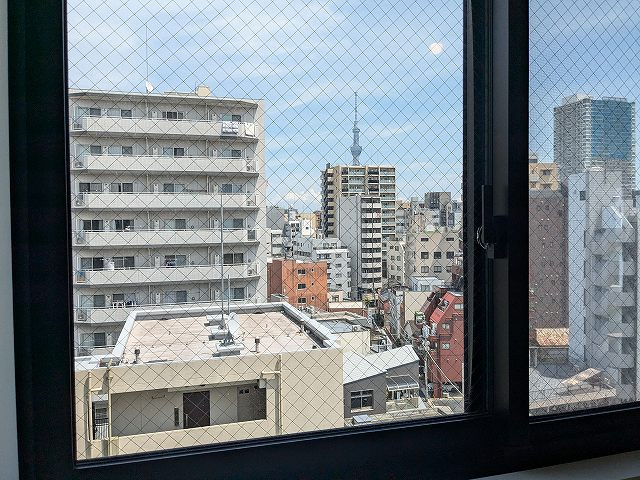 Due IriyaⅡの設備|上層階の洋室からの眺望