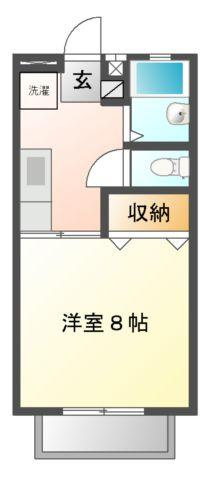 コスモス・インハイツ　Ｃの間取り