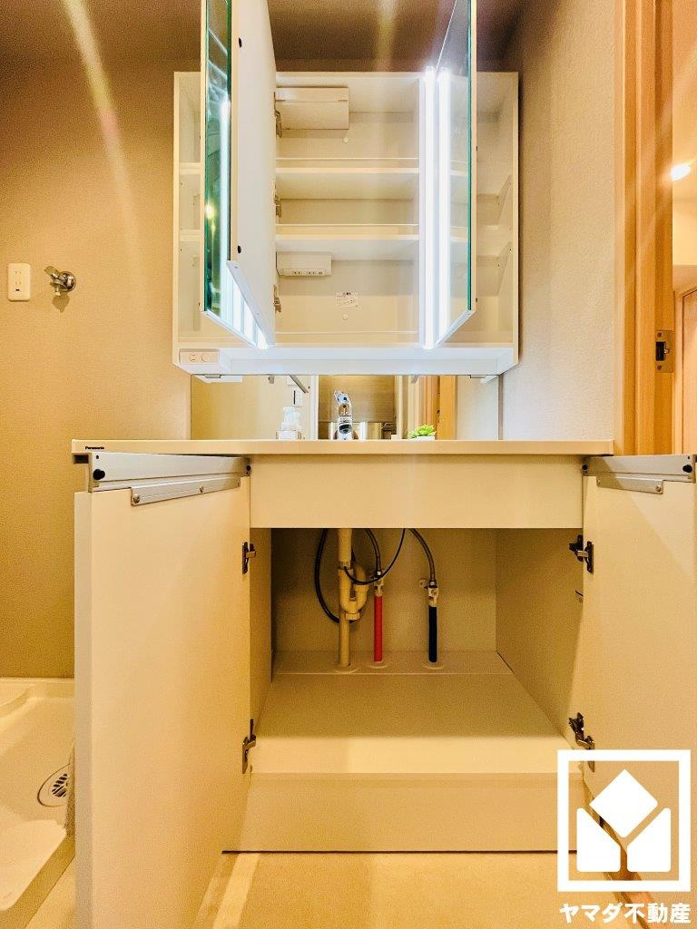 桂川ハイツ３号館の独立洗面台