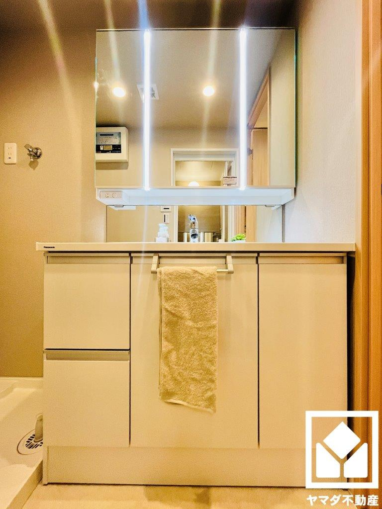 桂川ハイツ３号館の独立洗面台