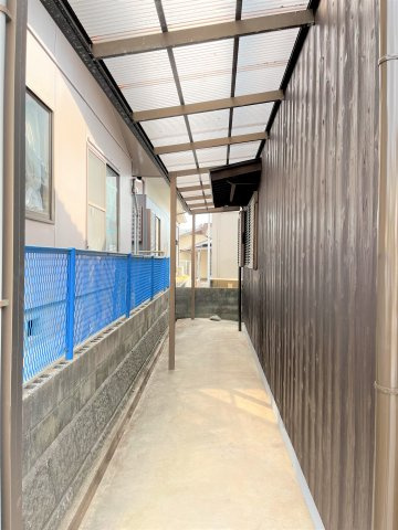 【庭】 | 仲介手数料無料！西岐波小学校に通えるリフォーム済み中古住宅　宇部市今村北１丁目 | さしかけです