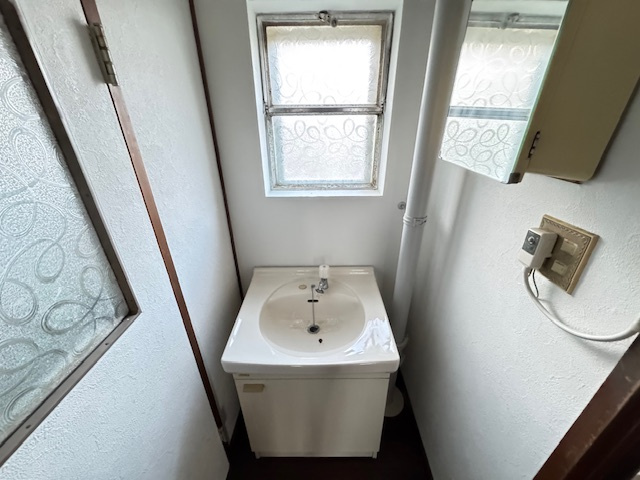 公団狭山住宅22号棟の独立洗面台