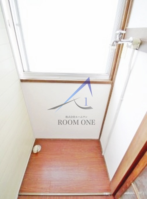 北島荘の設備|洗濯機置き場です。