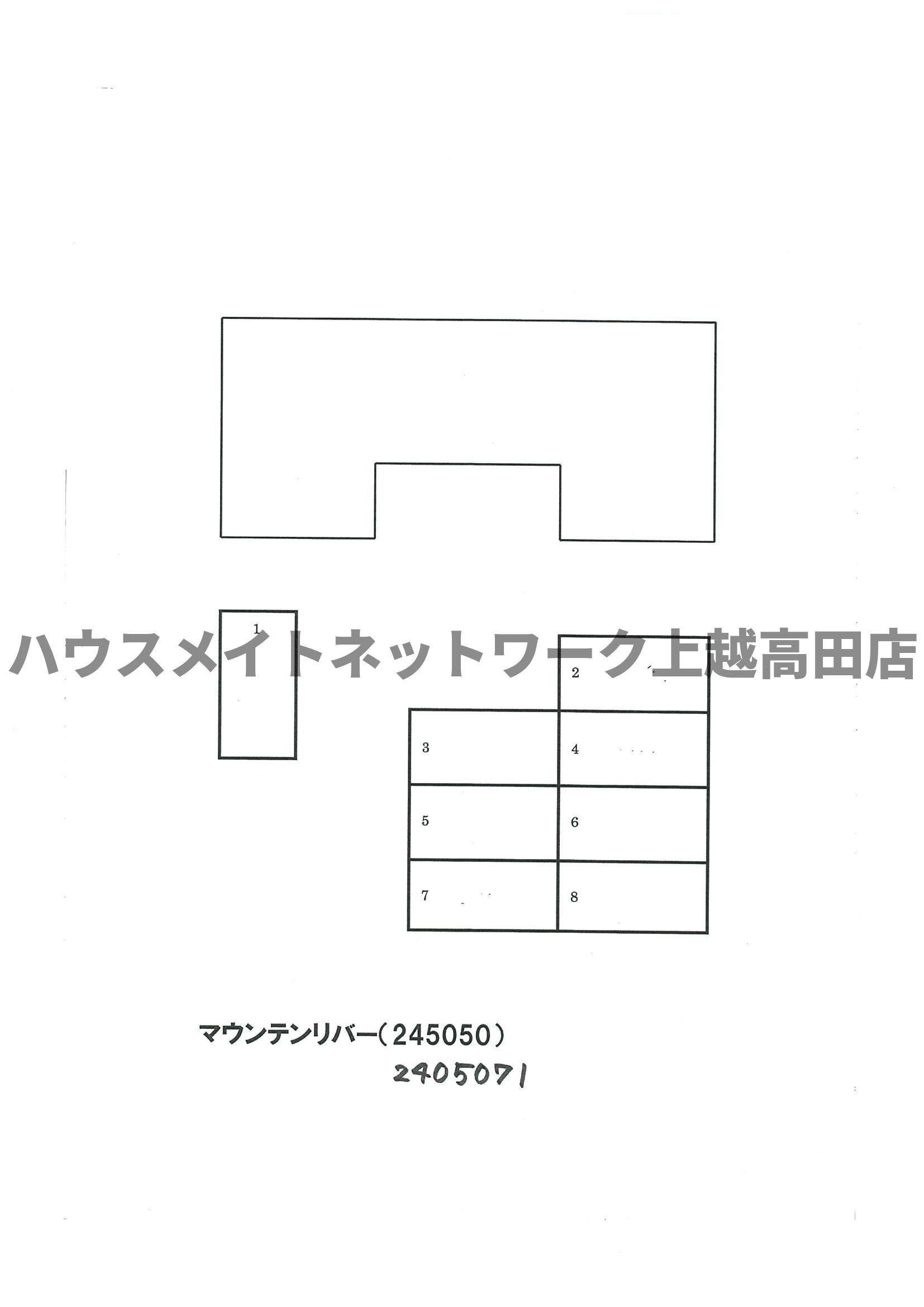 マウンテンリバーの区画図|配置図