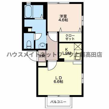 クローバーの間取り|間取図