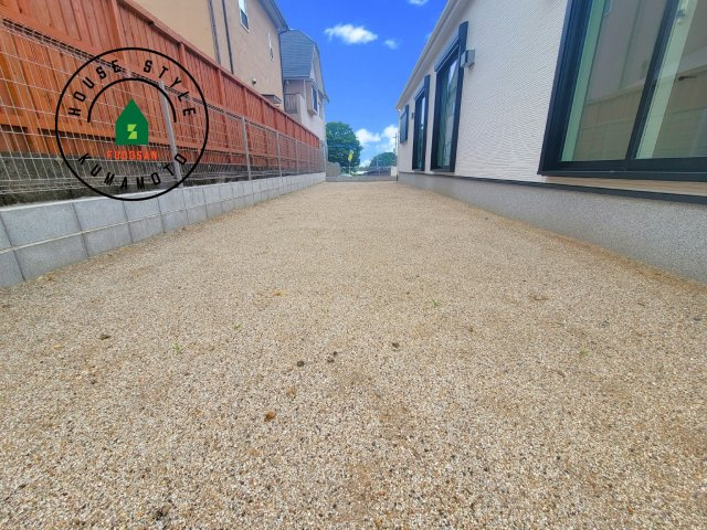 菊池郡大津町大字大津第1-3棟（2号棟）の庭|お庭で自由な時間を過ごせます。