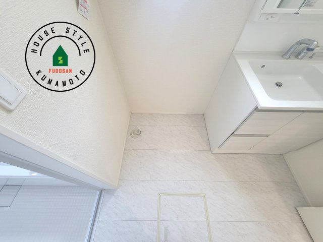 菊池郡大津町大字大津第1-3棟（2号棟）のランドリースペース|ランドリースペースとなります。広々して有効的にご使用できます。 