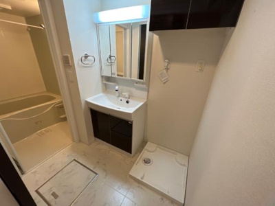 【洗面所】 | 笹谷字石田新築アパート | 洗髪洗面化粧台（イメージ）