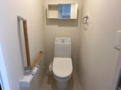 【トイレ】 | 笹谷字石田新築アパート | シャワー付トイレ（イメージ）