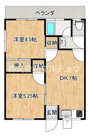 コーポそらの間取り