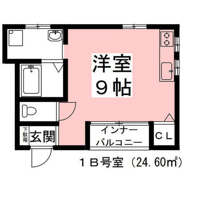 岐阜市一松道２丁目のアパートの間取り