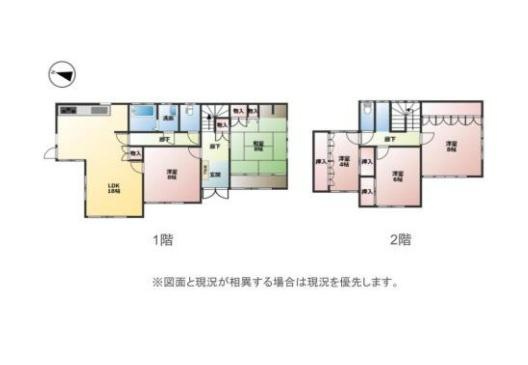 和歌山市野崎　中古戸建の間取り