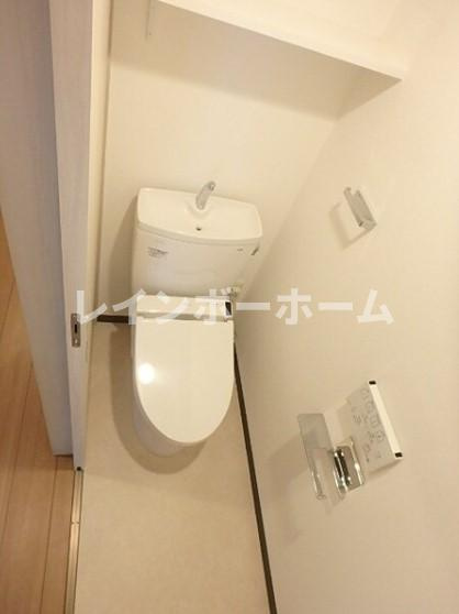【仲介手数料：50％OFF】対象物件！のトイレ|コンパクトで使いやすいトイレです