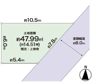 【土地図】 | 高槻市富田町5丁目　売土地