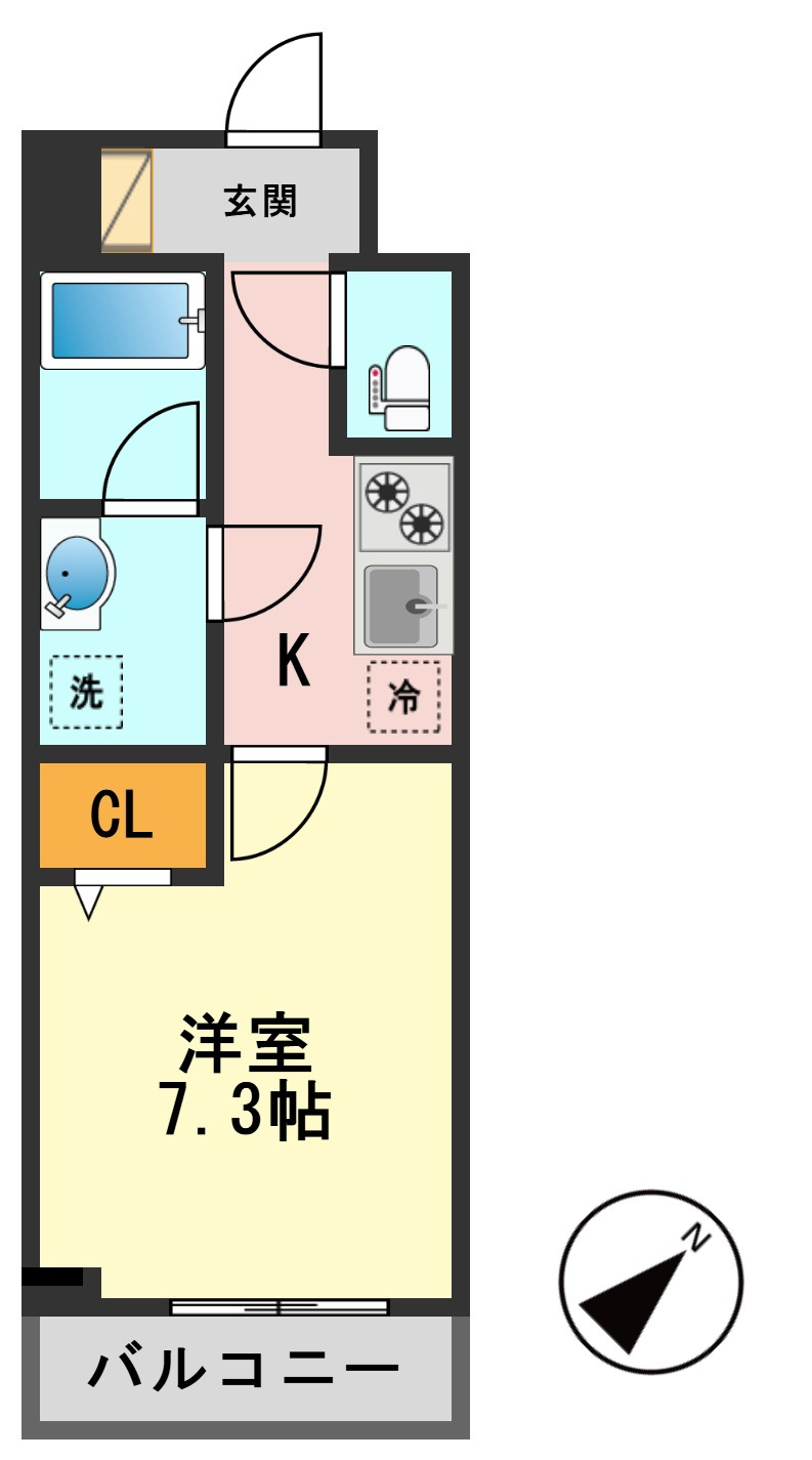 クレヴィスタ柴又の間取り