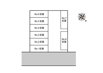 【区画図】 | 二見駐車場 | 区画6を募集中