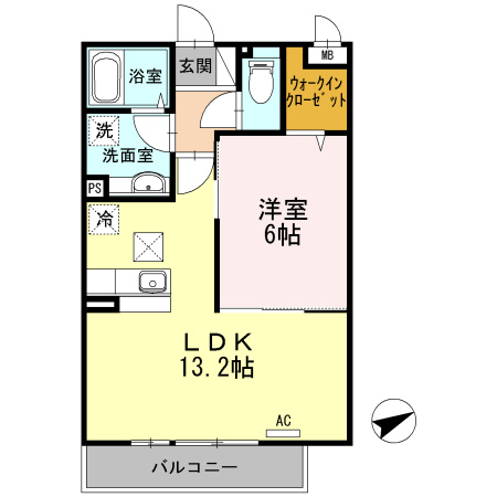 【間取り】 | シャルムA