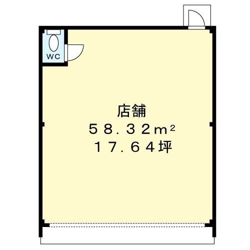 北野店舗Ａの間取り