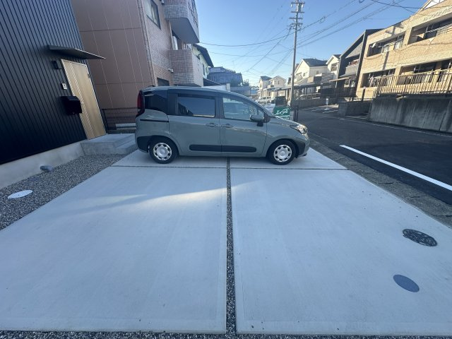アジャート園原の駐車場