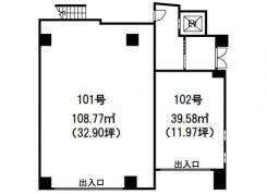 シエル薬院の区画図