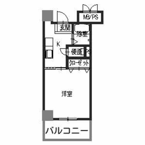 浜中マンションの間取り