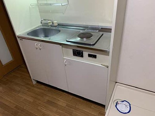 浜中マンションのキッチン|使いやすいキッチンです