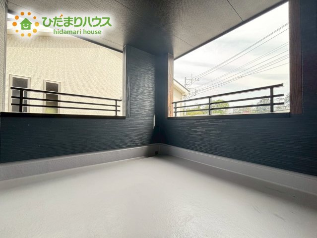 寄居町　第1　新築一戸建て　リーブルガーデン　01のバルコニー|人気が高いインナーバルコニーを採用♪
天候を気にせず洗濯物を干せ、紫外線も気にせずに済みます(*^^)v
