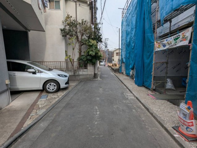 【前面道路含む現地写真】 | 江戸川区平井７丁目新築戸建