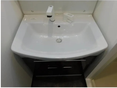 レオングラン新大阪レジデンスの洗面所