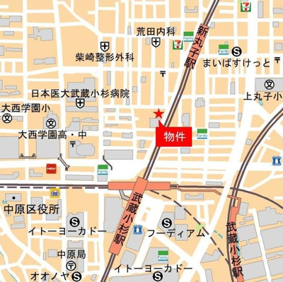 【地図】 | ＮＬ武蔵小杉レジデンス